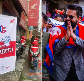 काभ्रेमा पनि बालेनलाई साथ, होण्डा सोरूम बनेपाले गर्‍यो निःशुल्क शौचालयको व्यवस्था