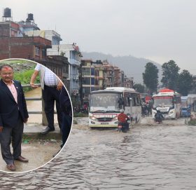 बनेपा ढुबान रोक्न फिल्डमा उत्रिए नगर प्रमुख शान्तिरत्न
