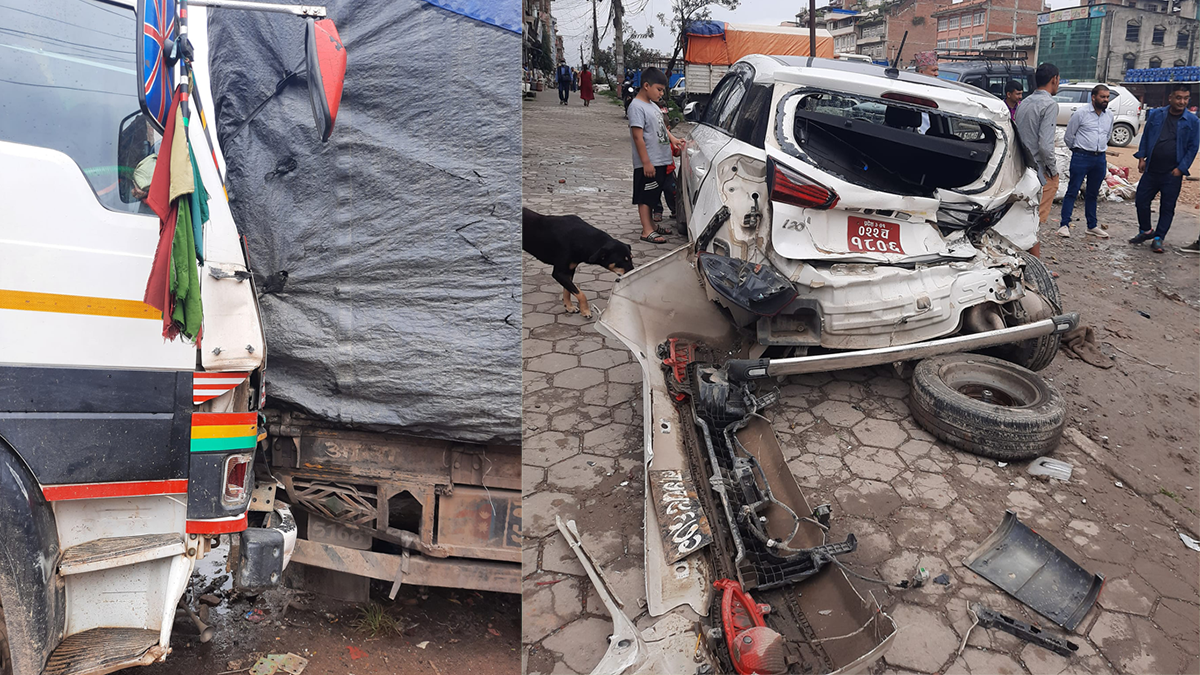 काभ्रेमा टिपरले मच्यायो वितण्डा