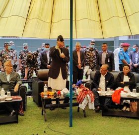 गठबन्धनका शीर्ष नेता निजगढ पुगे, अन्तर्राष्ट्रिय विमानस्थल बनाउने घोषणा