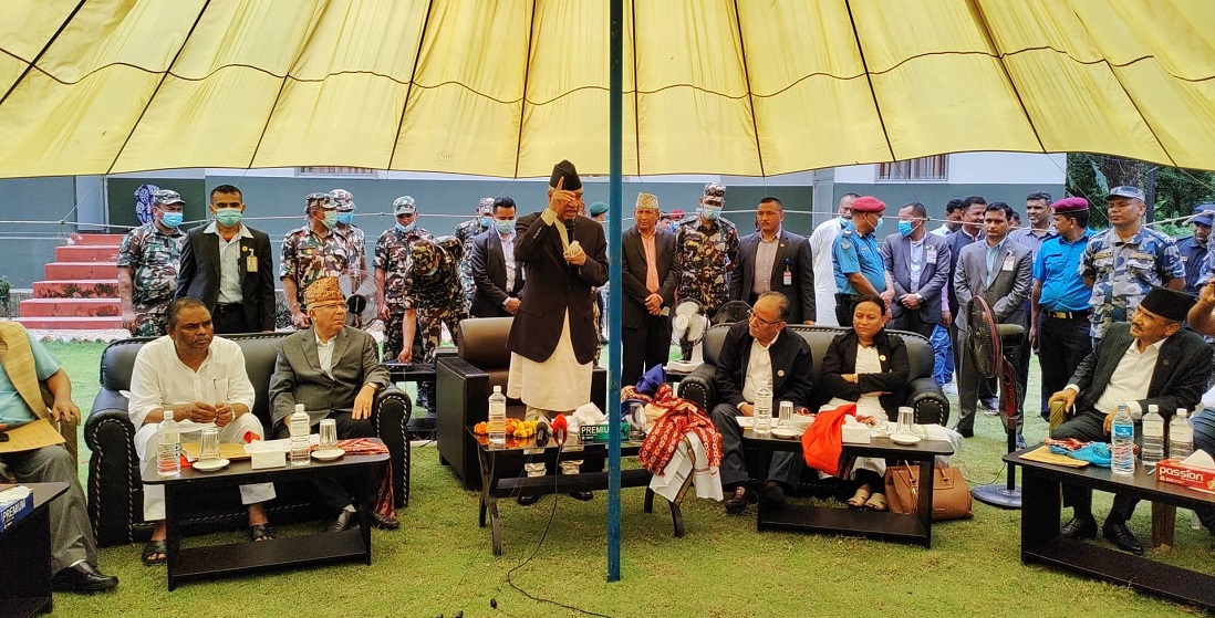 गठबन्धनका शीर्ष नेता निजगढ पुगे, अन्तर्राष्ट्रिय विमानस्थल बनाउने घोषणा