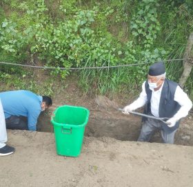 काभ्रेको दाप्चा क्षेत्रमा सरसफाई अभियान सुरु