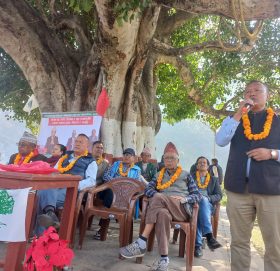 बिकासको मूल फुटाउन हाम्रो उम्मेदवारी : तिर्थ लामा