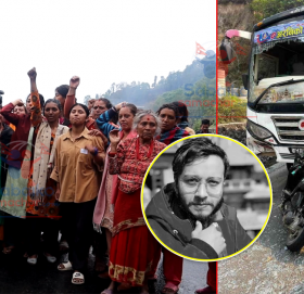धुलिखेलका तिवारीको मृत्यु: दिन भर राजमार्ग अवरुद्ध, साँझा भयो सहमति