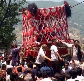 बनेपामा आजदेखि प्रसिद्ध चण्डेश्वरी जात्रा