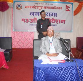 मण्डनदेउपुर नगरपालिकाको बजेट १ अर्ब ७ करोड ९९ लाख ९८ हजार रुपैयाँ टेबल