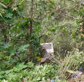काभ्रेको साँगामा बस दुर्घटना,५ जना घाइते