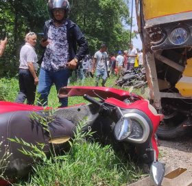 भयानक दुर्घटना: बस, स्कुटर, बाइक र शव बाहन एकैचोटी ठोकिए