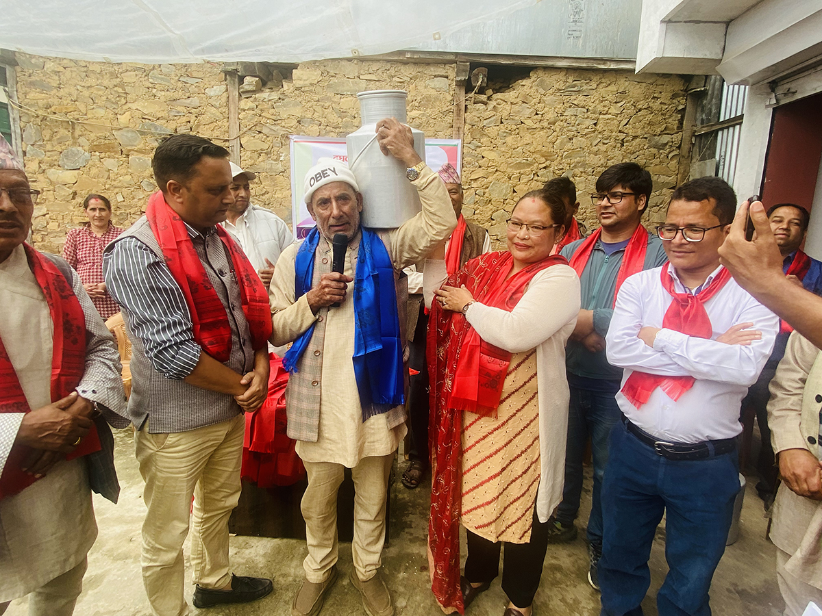 बेथानचोकका किसानलाई दूधमा अनुदान