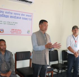 रोशीले १ हजार ७ सय ८० परिवारको निःशुल्क स्वास्थ्य विमा गर्यो