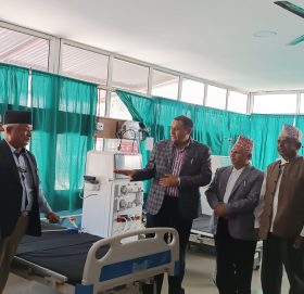 काभ्रेको मेथिनकोट अस्पतालमा डायलायसिस सेवा सुरु