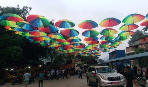काभ्रेको दोलालघाटमा ‘अम्ब्रेला स्ट्रिट’