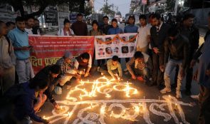 इजरायलमा ज्यान गुमाउने नेपालीको सम्झनामा माइतीघरमा दीप प्रज्वलन