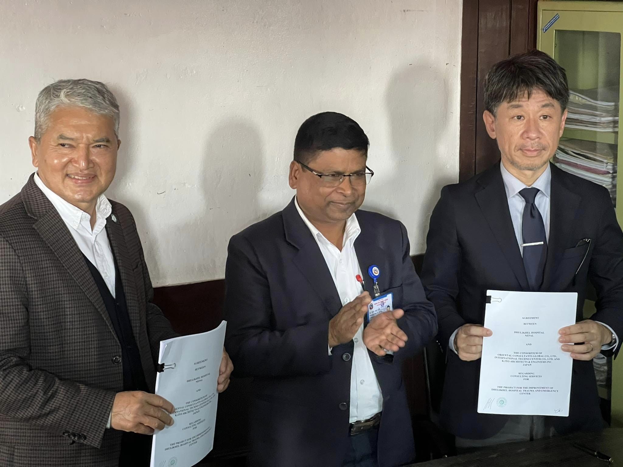 धुलिखेल अस्पतालमा अत्याधुनिक ट्रमा सेन्टर निर्माण हुँदै, जाइकासंग ३ अरबकाे सम्झौता
