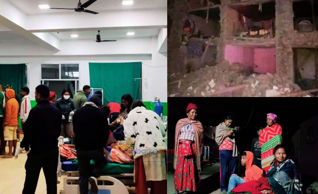 भुकम्पमा परि एकै परिवारका ६ सहित १० को मृत्यु