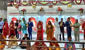 १३ जोडीको सामूहिक अन्तर्जातीय विवाह
