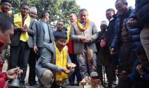 काभ्रेबाट बाग्मती प्रदेशको राजधानी हेटौंडा जोड्ने छोटो दुरीको सडक शिलान्यास