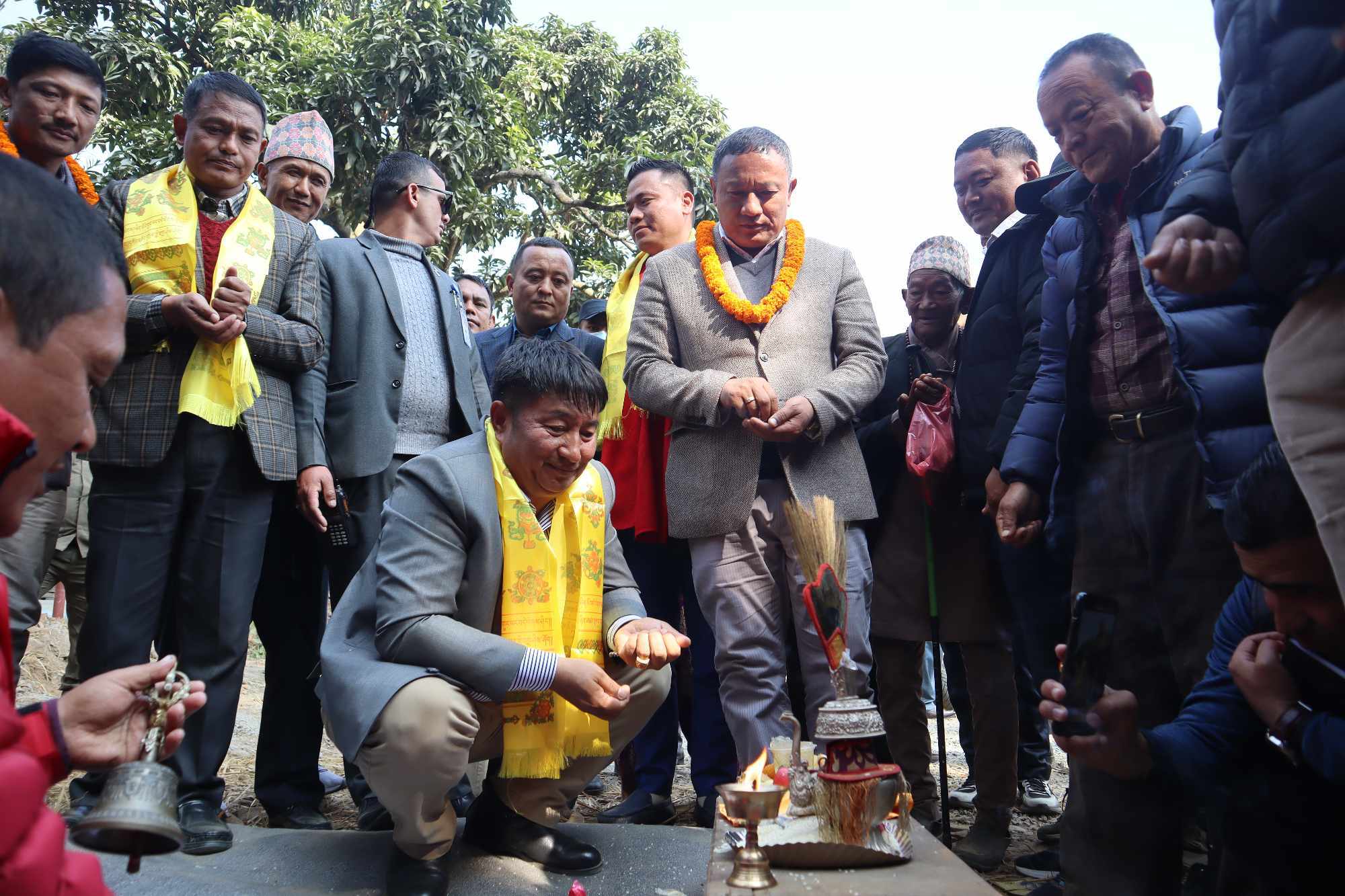 काभ्रेबाट बाग्मती प्रदेशको राजधानी हेटौंडा जोड्ने छोटो दुरीको सडक शिलान्यास