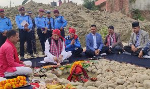 २३ करोडमा प्रहरी कार्यालयको आफ्नै भवन निर्माण प्रारम्भ