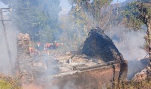 घरमा आगलागी हुँदा बालिकाको मृत्यु