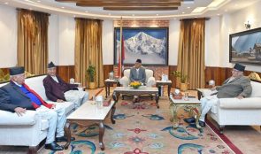 देउवा , प्रचण्ड र ओली शीतलनिवासमा