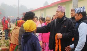 मुसहर बस्तीमा पूर्वराजा ज्ञानेन्द्र