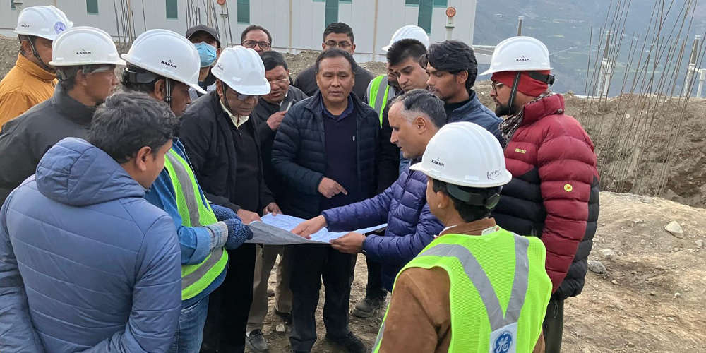 निर्माणाधीन उच्च क्षमताको बाह्रबिसे सबस्टेसन निर्माण अन्तिम चरणमा 