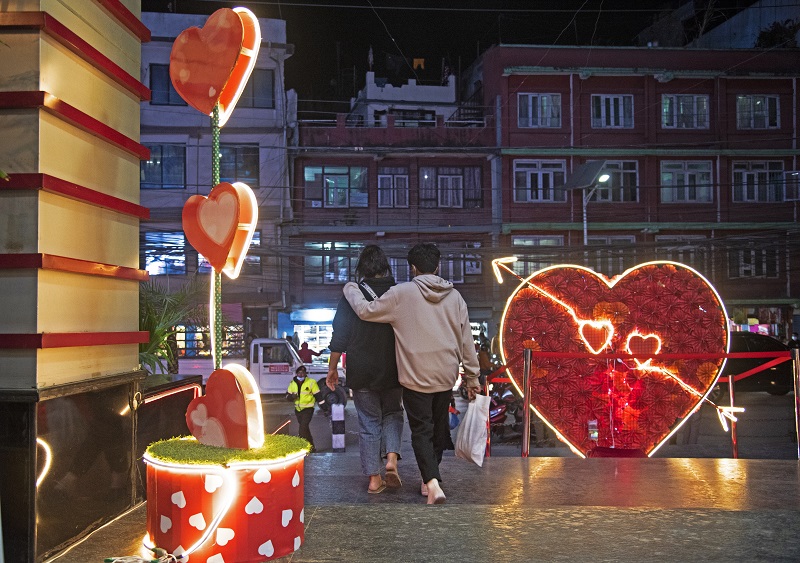 नेपालमा पनि मनाइँदै प्रणय दिवस