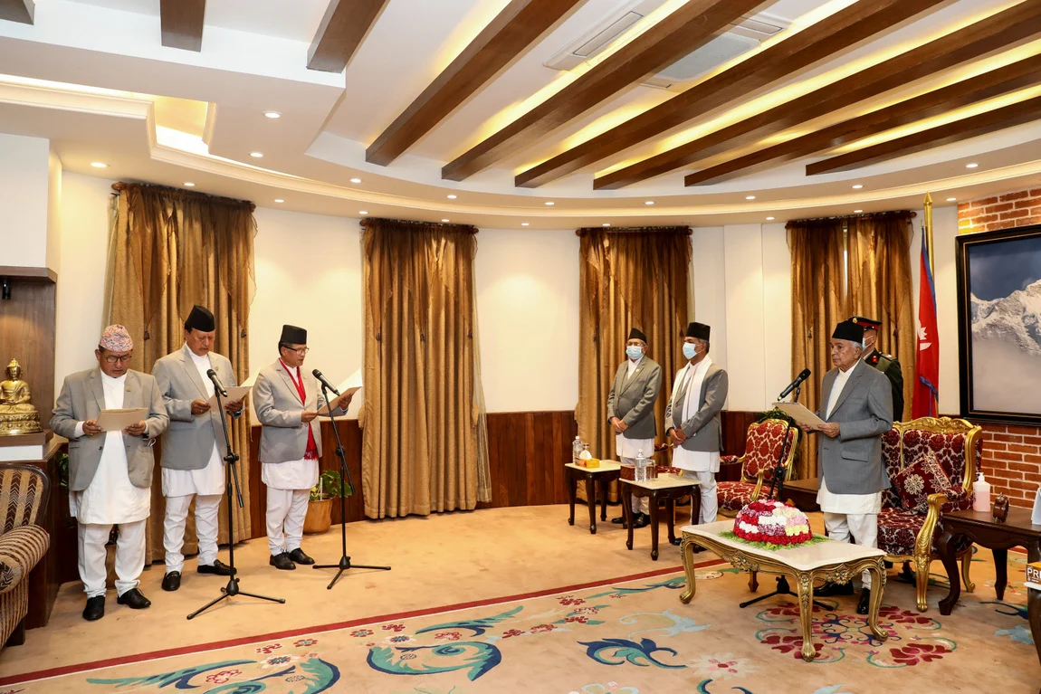 नयाँ मन्त्रीको शपथ ग्रहण आजै ५ बजे