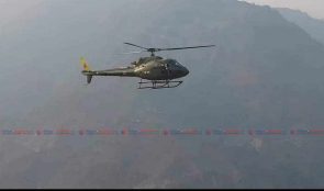 डाडापारीबाट सुत्केरी महिलाको हेलिकप्टरमा उद्धार