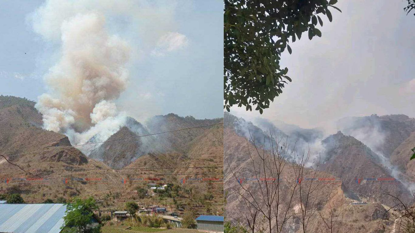 काभ्रेमा एक सातामै आगलागीका १९ भन्दा बडी घटना , लाखौको नोक्सानी