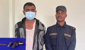 सर्लाहीमा अमेरिकन पेस्तोलसहित २ जना पक्राउ