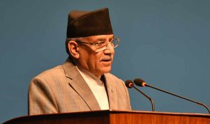 प्रतिनिधि सभा बैठकलाई सम्बोधन गर्दै प्रधानमन्त्री