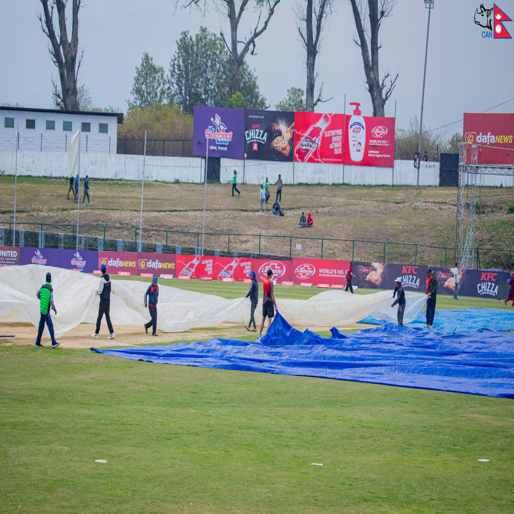 वर्षाको कारण रोकियो नेदरल्यान्ड्स र नामिबिया बीचको खेल