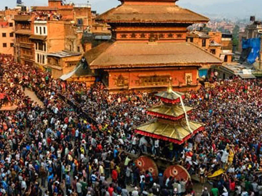 भक्तपुरको प्रसिद्ध बिस्का: जात्रा आजदेखि सुरु