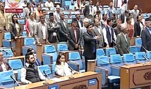 प्रतिनिधि सभाको बैठक १५ मिनेटका लागि स्थगित