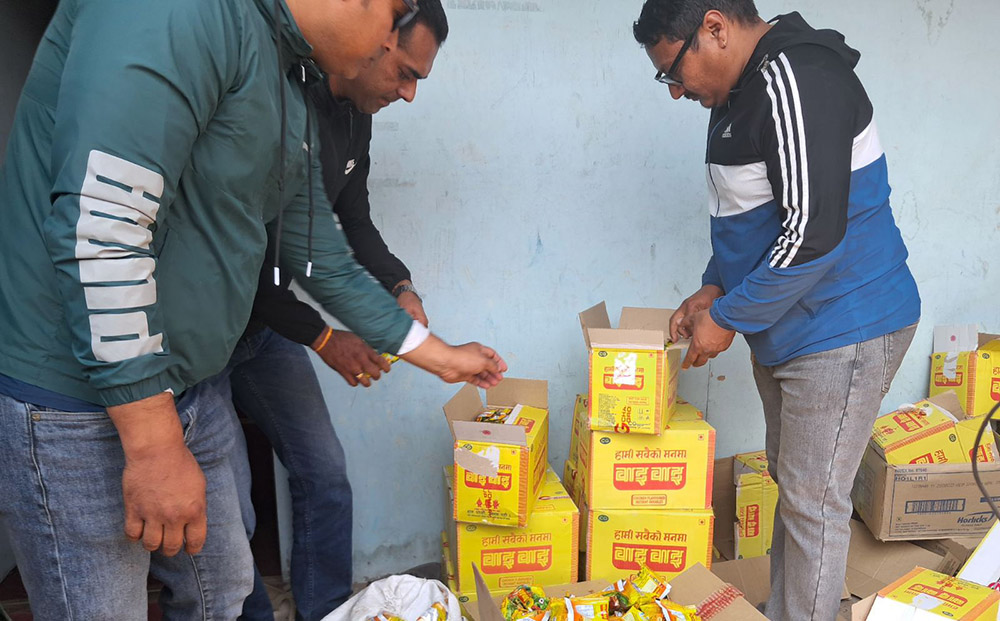 बजारमा निम्न गुणस्तरको वाई वाई चाउचाउ ,चौधरी ग्रुपलाई २ लाख जरिवाना