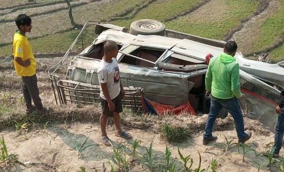 काभ्रेमा सुमो दुर्घटना : १० जना घाईते