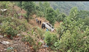काभ्रेमा सवारी दुर्घटना ; ६ जना घाईते