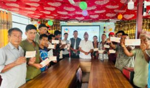 काभ्रेको खानीखोलामा “कफिमा जसको उत्पादन उसैलाई अनुदान” वितरण कार्यक्रम सम्पन्न