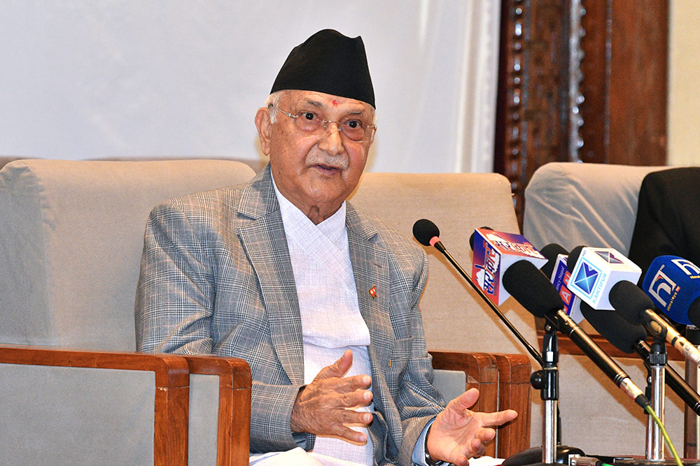 बजेटप्रति ओलीको असन्तुष्टि