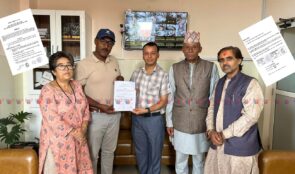 धुलिखेल नगरपालिका वडा न ८ र रेयुकाई आँखा अस्पताल विच सम्झौता