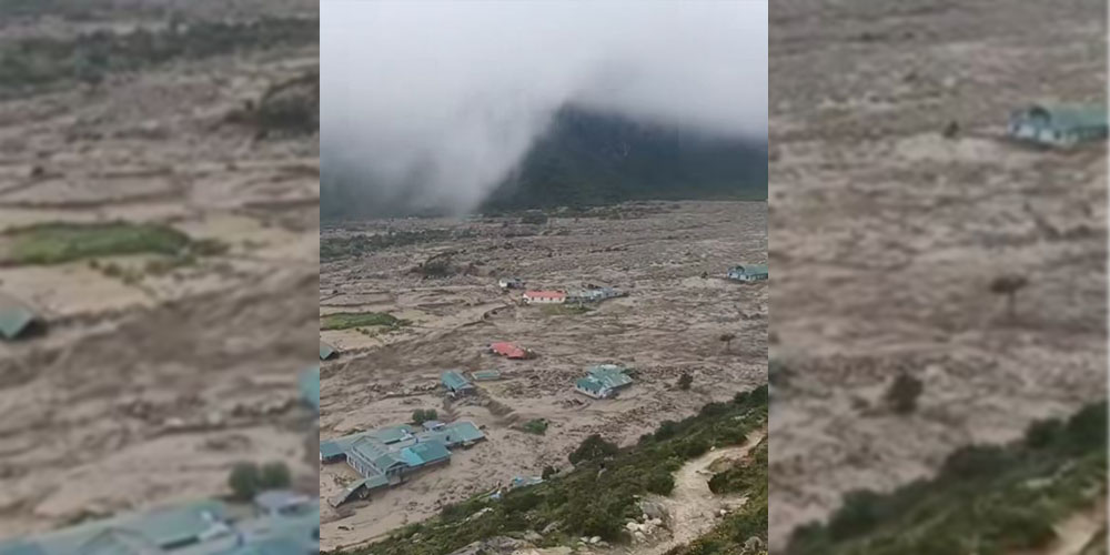खुम्बु क्षेत्रमा हिमताल फुटेको आशङ्का