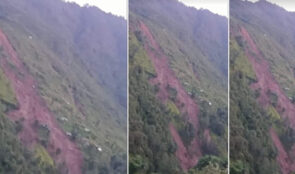 रामेछापको लेखर्कमा पहिरो, २ जनाको मृत्यु ८ बेपत्ता