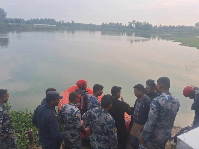 ईश्वरपुरमा कार डुब्दा बेपत्ता २ जनाको शव फेला