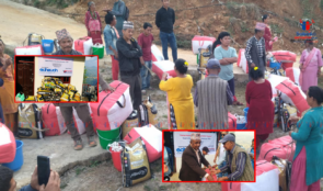 ५० घरघुरीलाई भिसियन नेपालको आर्थिक सहयोगमा राहत वितरण