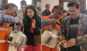 उपमेयर सुनिता डंगालदेखि कलाकार मनोज गजुरेलसम्मलाई गुर्जो चियाको सेवा