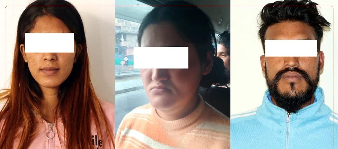 हनिट्रयापमा पार्ने काभ्रेका दाजु बहिनीसहित ३ जना पक्राउ