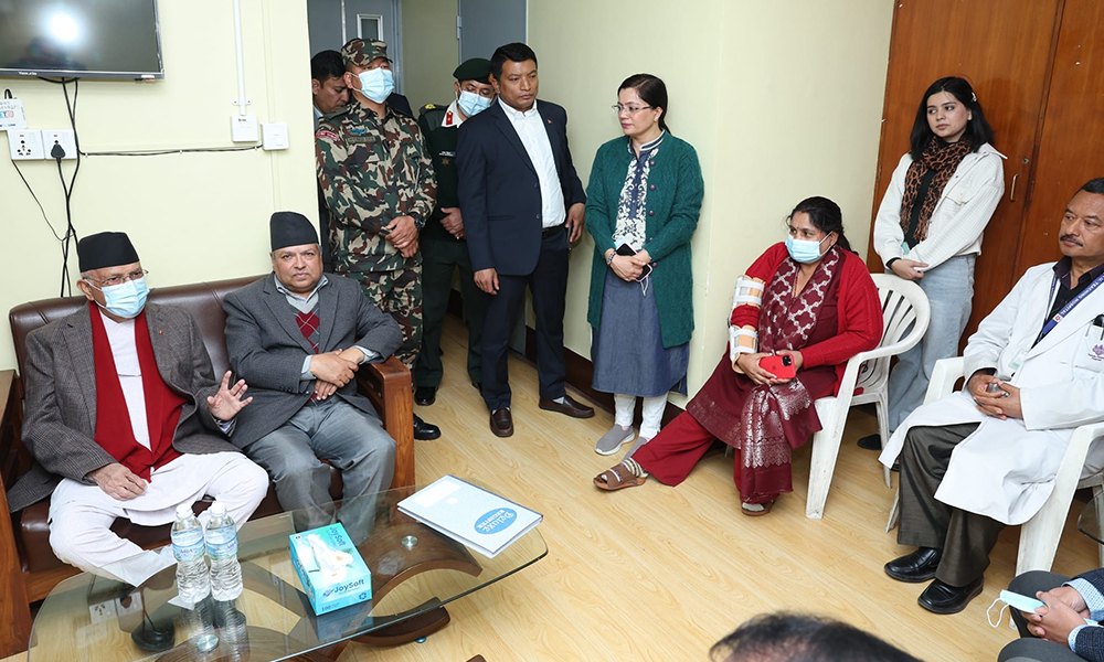 प्रधानमन्त्री ओलीले लिएर राष्ट्रपति पौडेलको स्वास्थ्य अवस्थाबारे जानकारी