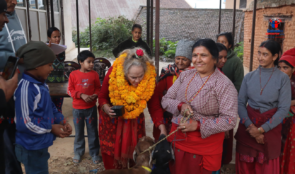 पाँचखालका महिलालाई अमेरिकी महिलाको उपहार